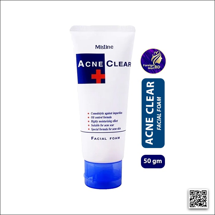 Mistine Acne Clear Facial Foam 85gm